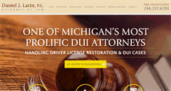 Desktop Screenshot of larinlawfirm.com